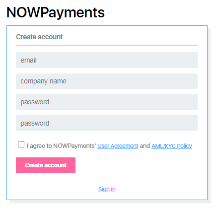 Reset password button