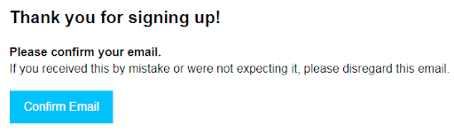 Reset password button