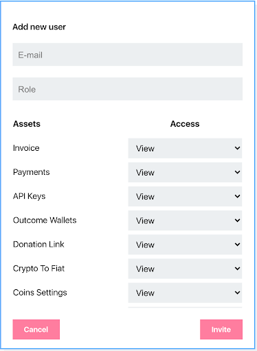 Enter their email in the pop-up window